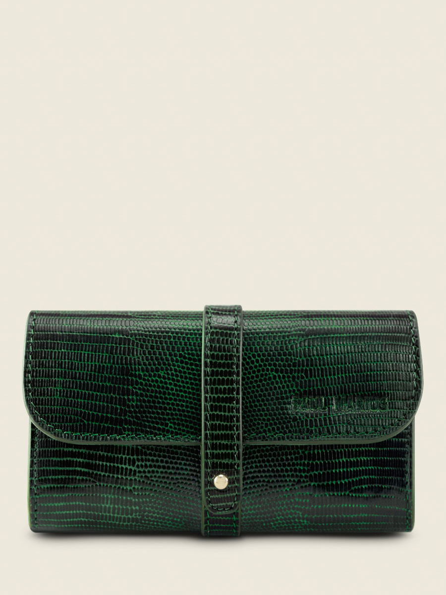 Foto-Ansicht-Vorderseite-Brillenetui-Leder-grün-Oscar-1960-Paul-Marius-M50-L-DG