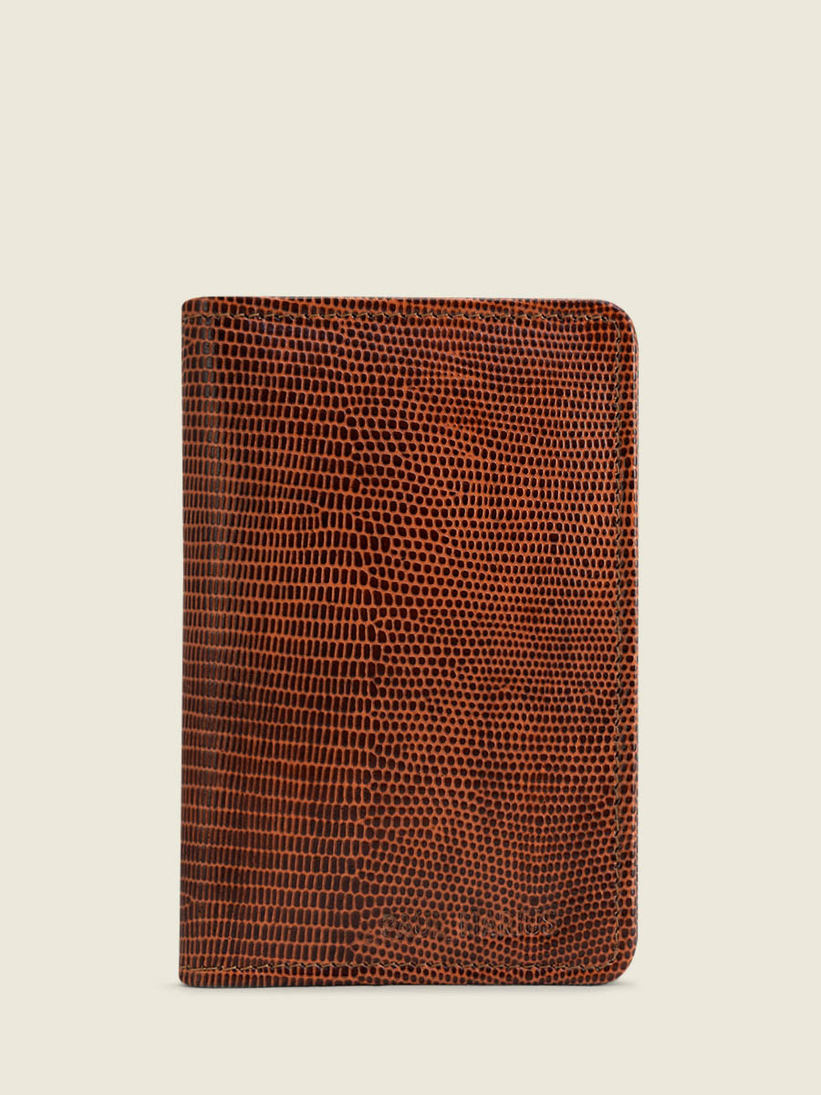 Foto-Ansicht-Vorderseite-Etui-für-Reisepass-Leder-braun-Etui-für-Reisepass-1960-Paul-Marius-M64-L-L