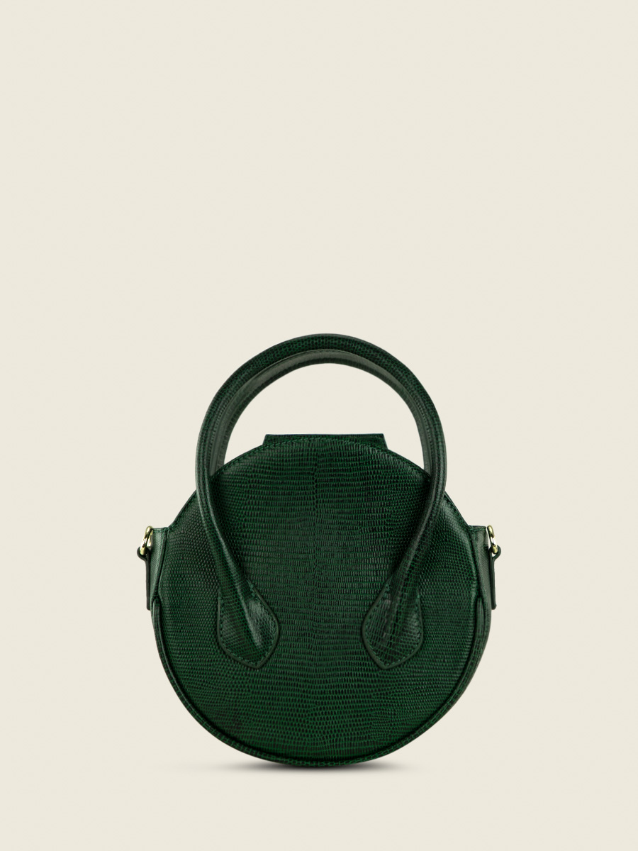 Foto-Innenansicht-Handtasche-grünes-Leder-Aline-1960-Malachite-Paul-Marius-W34-L-DG