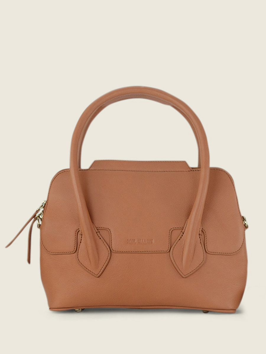 foto-frontansicht-handtasche-leder-braun-gisele-s-art-deco-caramel-paul-marius-w32s-ad-ca