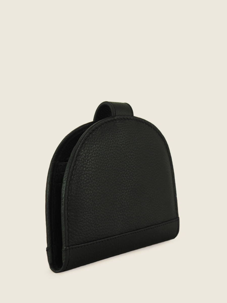 Foto-Seitenansicht-Brieftasche-Leder-schwarz-Manon-N2-Art-Deco-schwarz-Paul-Marius-M33-AD-B