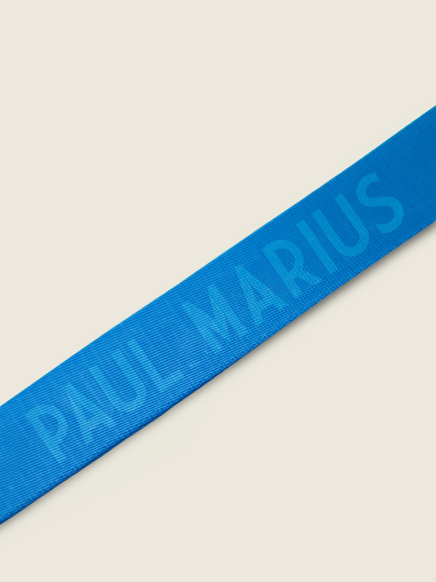 Fotoansicht-Umhängetasche-Gürteltasche-Leder-blau-LaBanane XS Neon-Paul Marius M503XS NE BLU