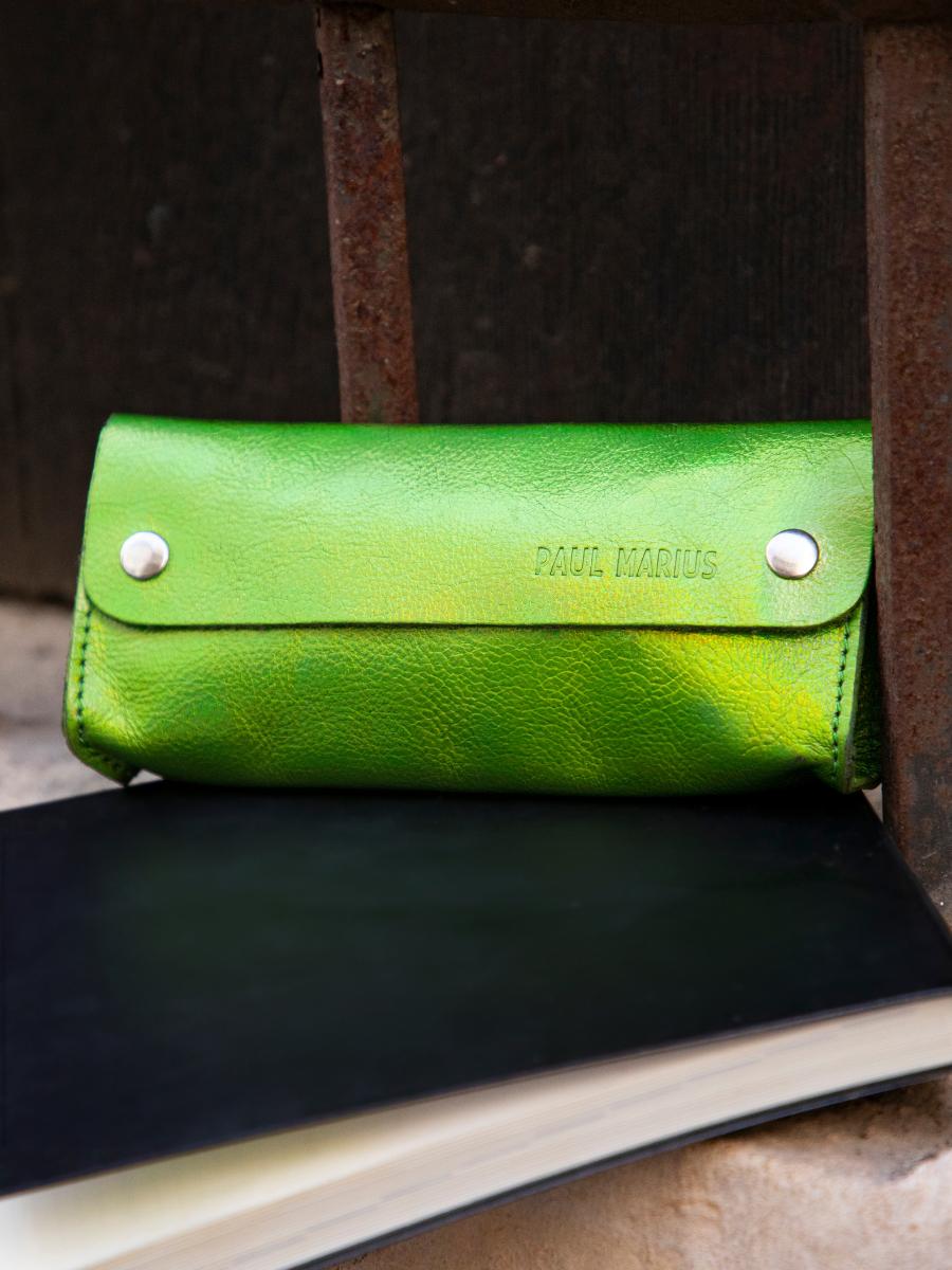 Foto-Vorderansicht-Schultasche-grün-LaTrousse-de-Paul-Absinthe-Paul-Marius-M58-GR-B