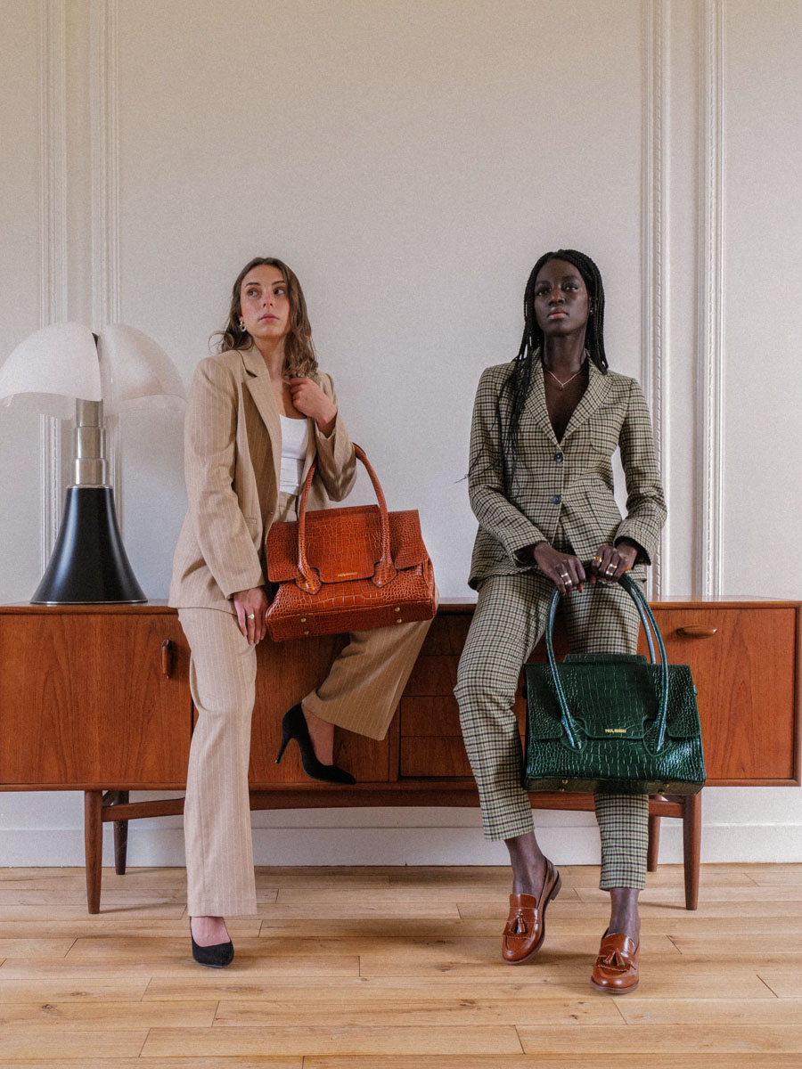 Foto-Tragetasche-Handtasche-Leder-Damen-Colette-M-Alligator-grün-Paul-Marius-w028m-a-dg