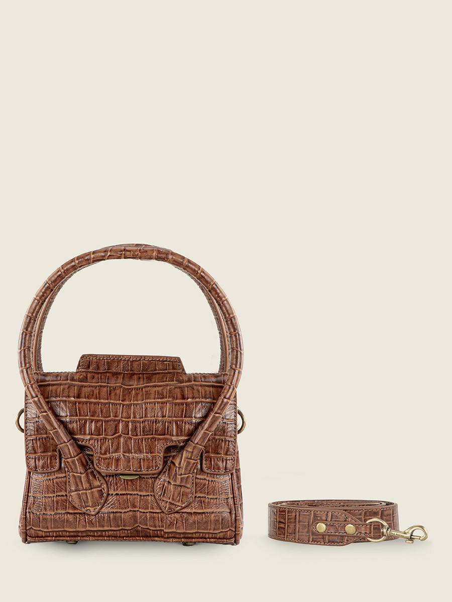 Fotoansicht-Vorderseite-Mini-Handtasche-Leder-braun-Colette-XS-Heritage-braun-eis-Paul-Marius-W28XS-CR-DB