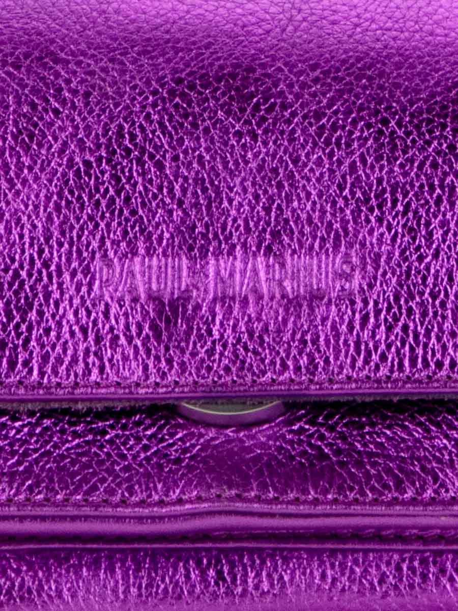 Fotoansicht-Zoom-Material-Mini-Umhängetasche-Leder-violett-metallic-Diane-XS-Bonbon-Paul-Marius-W35XS-M-P