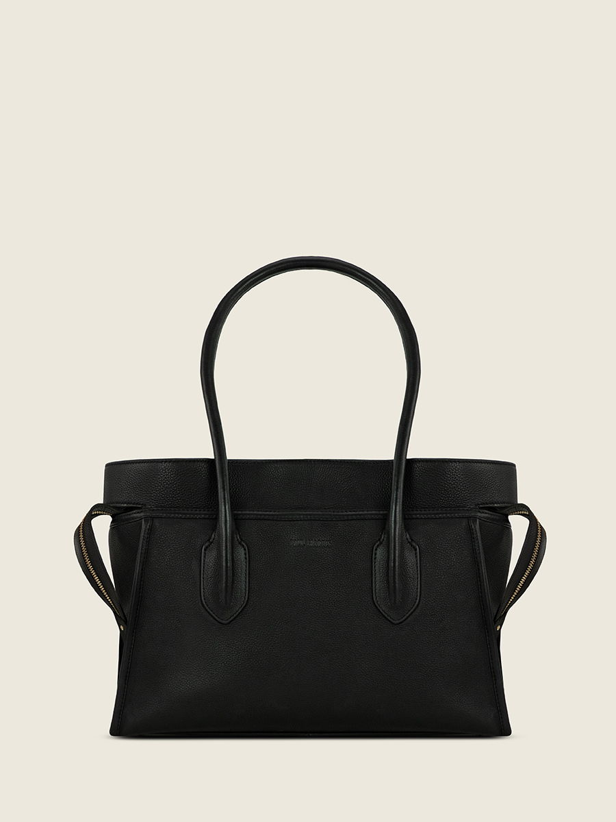 Reisetasche-Handtasche-Eros-M-schwarz-Charbon-Vorderansicht-w52m-bm-b