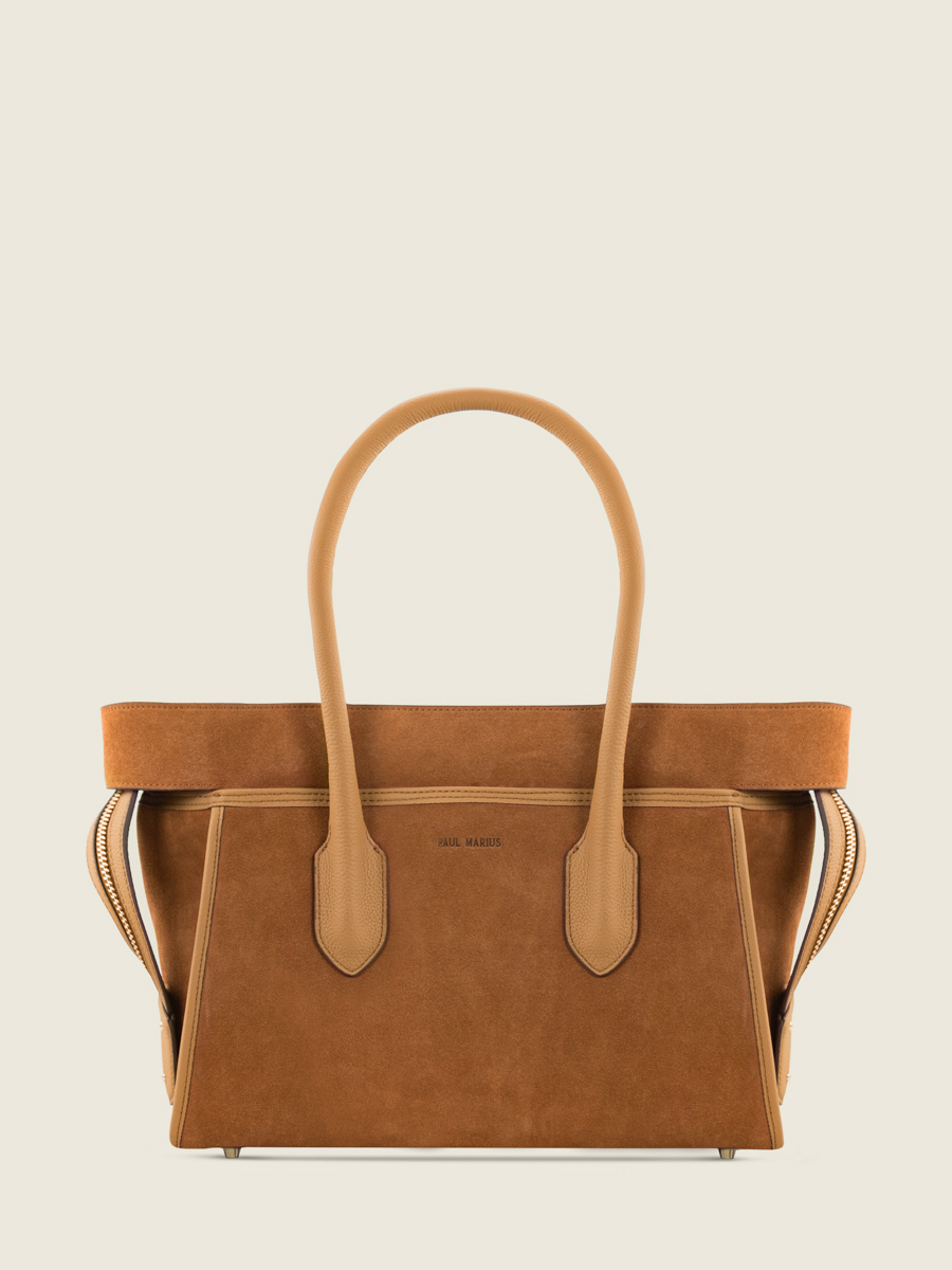 Reisetasche-Handtasche-braun-eros-fauve-Vorderansicht-w52m-su-co