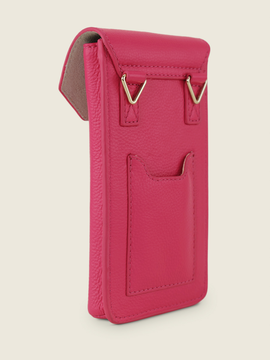Foto-Rückansicht-Handytasche-Leder-rosa-Eva-Sorbet-Himbeere-Paul-Marius-M71-SB-PI