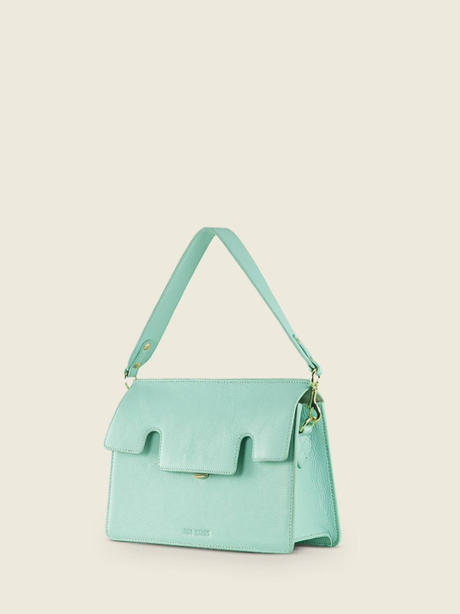 Fotoansicht-Rückseite-Baguette-Tasche-Leder-blau-Gabrielle-Azur-Himmelblau-Paul-Marius-W42-AZ-L-BLU