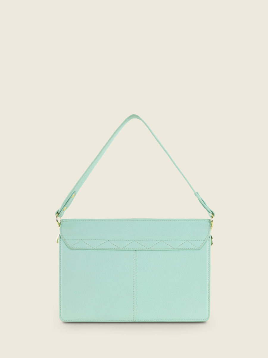 Fotoansicht Innenansicht Tasche Baguette Leder blau Gabrielle Azur Himmelblau Paul Marius W42 AZ L-BLU