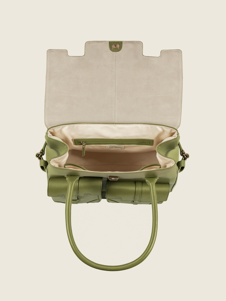 Reisetasche James olivgrün Innenansicht W53 GR-O