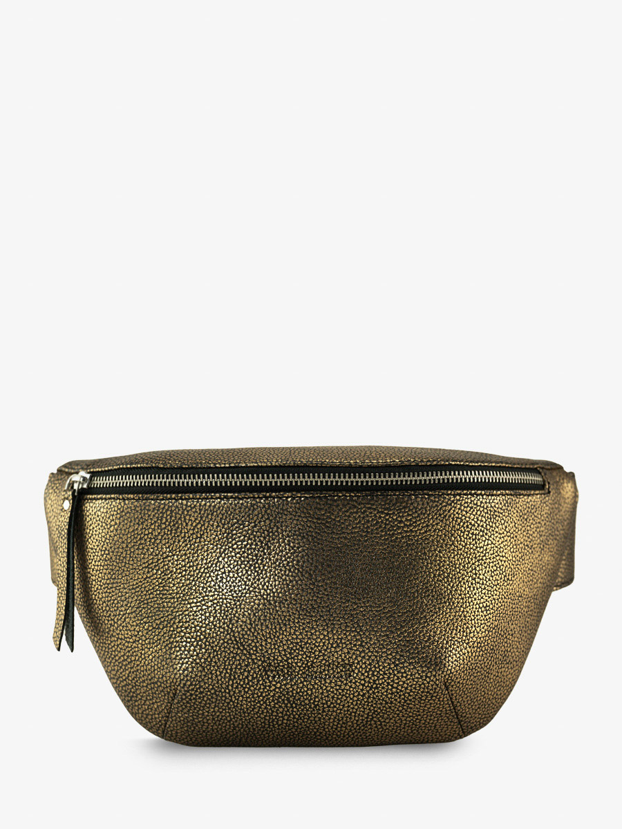 Fotoansicht-Seite-Gürteltasche-Leder-schwarz-gold-Labanane-Granite-Paul-Marius-M503-GRA-G-B
