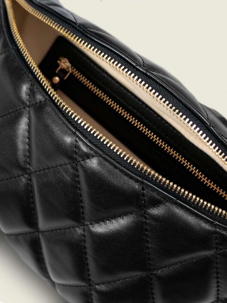 gürteltasche-gesteppt-labanane-diamant-schwarz-innenansicht-m503-mat-d-b