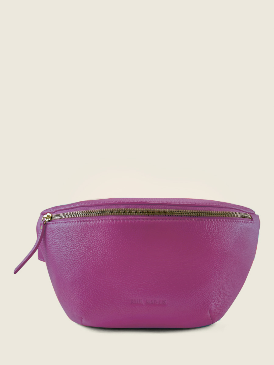 Fotoansicht-Vorderseite-Leder-Gürteltasche-labanane-sorbet-cassis-paul-marius-m503-sb-p