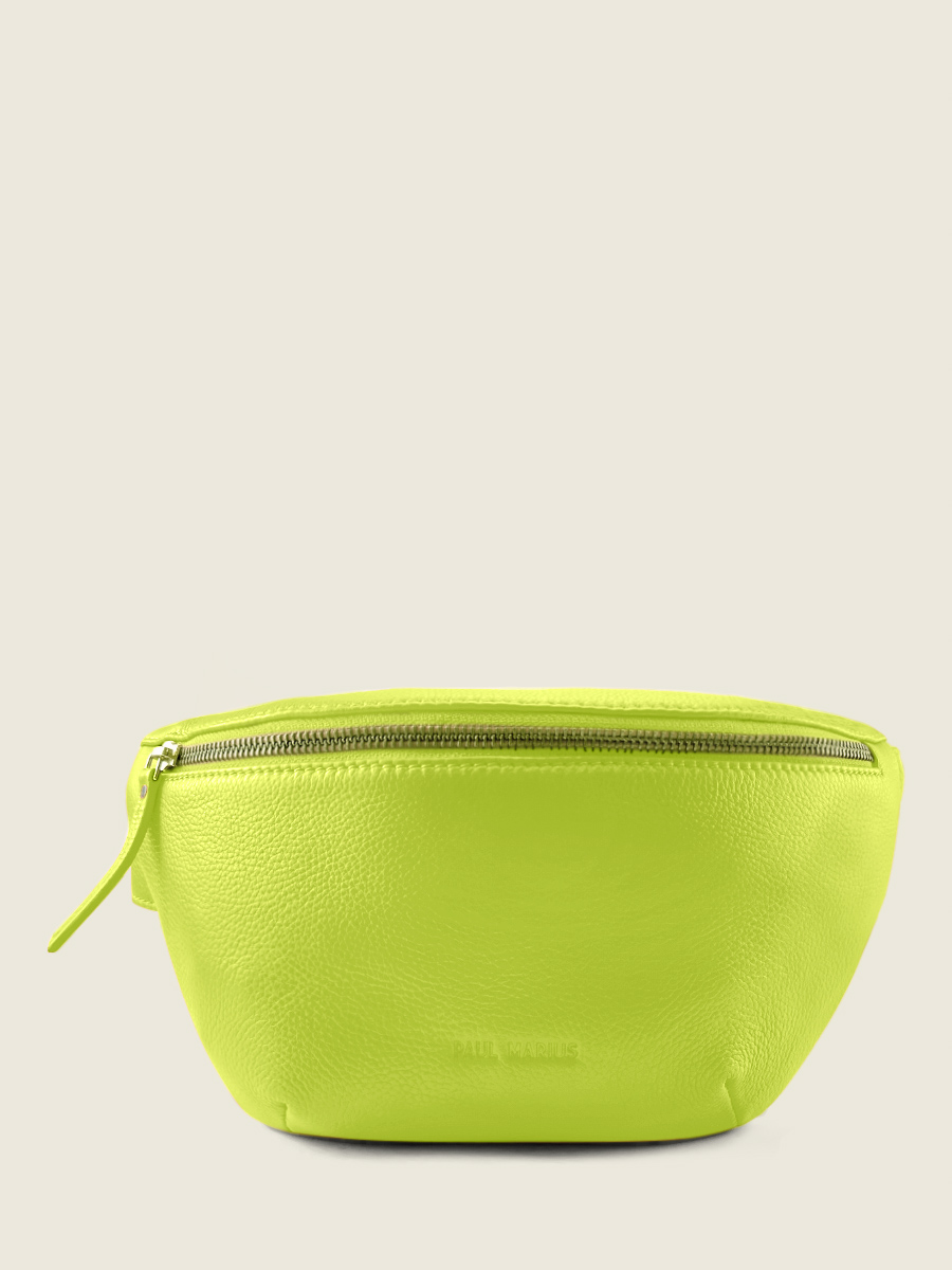 Fotoansicht-Seite-Leder-Gürteltasche-grün-LaBanane-Sorbet-Apfel-Paul-Marius-M503-SB-LGR