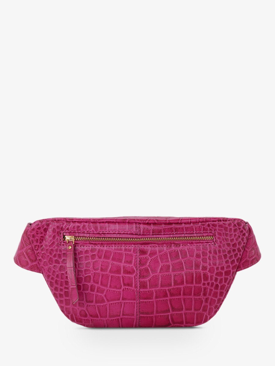 Foto-Rückansicht-Gürteltasche-Leder-Damen-LaBanane-Alligator-rosa-Paul-Marius-M503-A-PI