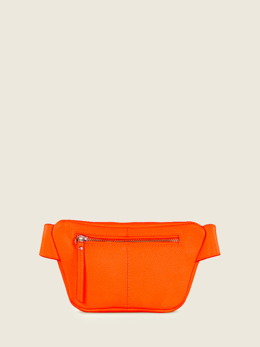 Fotoansicht-Rückseite-Gürteltasche-Leder-orange-LaBanane XS Neon-Paul Marius M503XS NE O