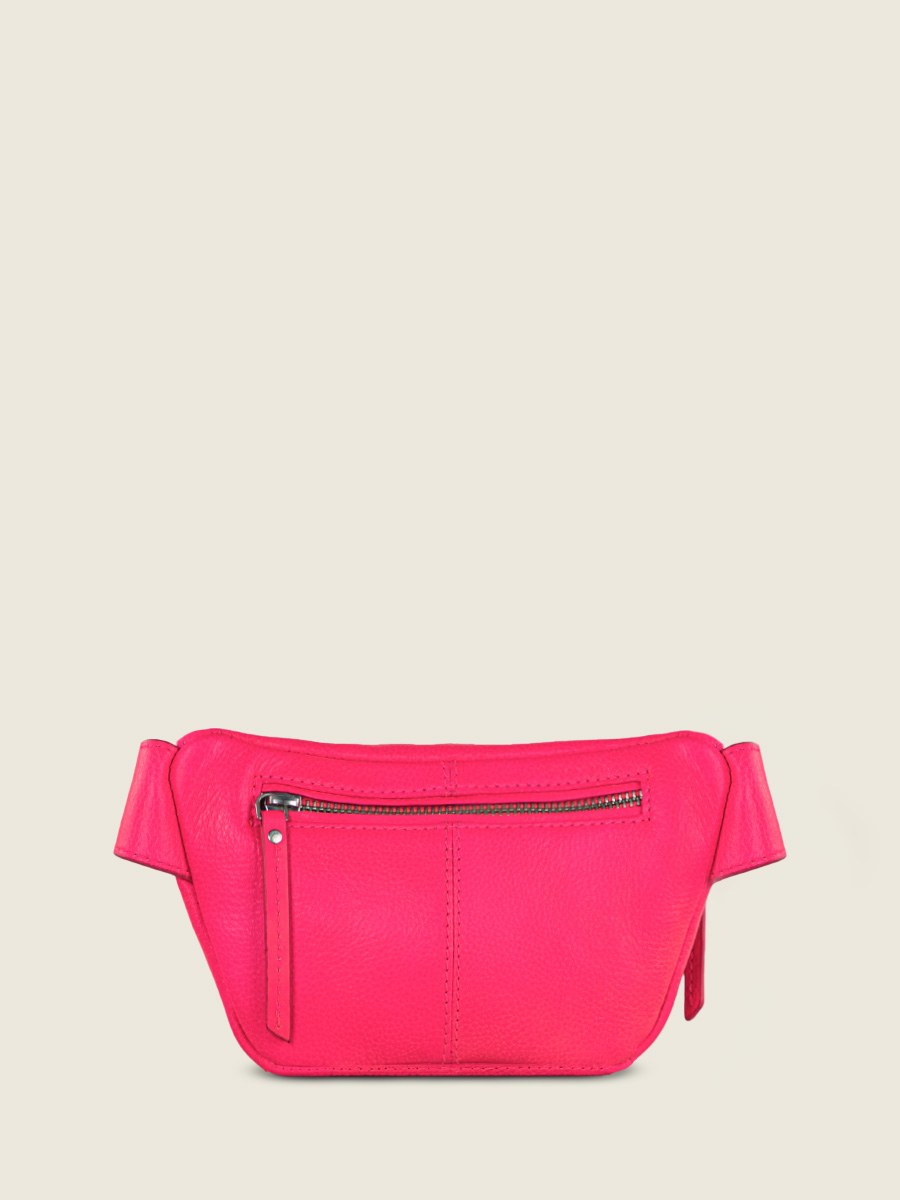 Fotoansicht-Rückseite-Gürteltasche-Leder-rosa-LaBanane XS Neon-Paul Marius M503XS NE PI
