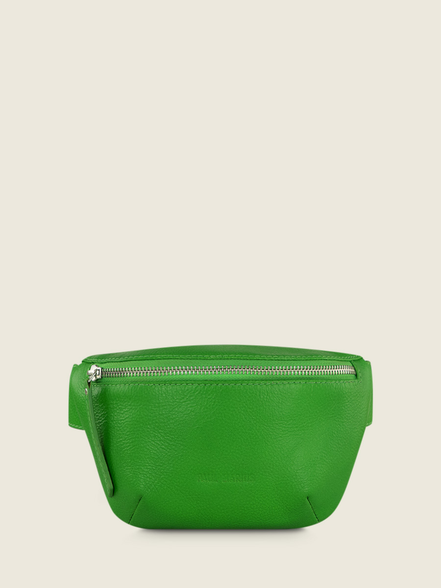 Fotoansicht-Vorderseite-Gürteltasche-Leder-grün-LaBanane XS Neon-Paul Marius M503XS NE GR