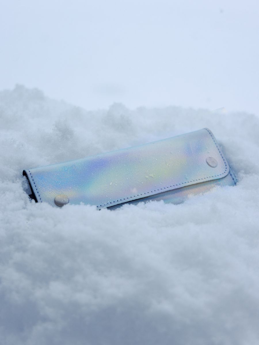 Schultasche LaTrousse de Paul Givre holographisch schwarz Ansicht von vorne M58 GIV