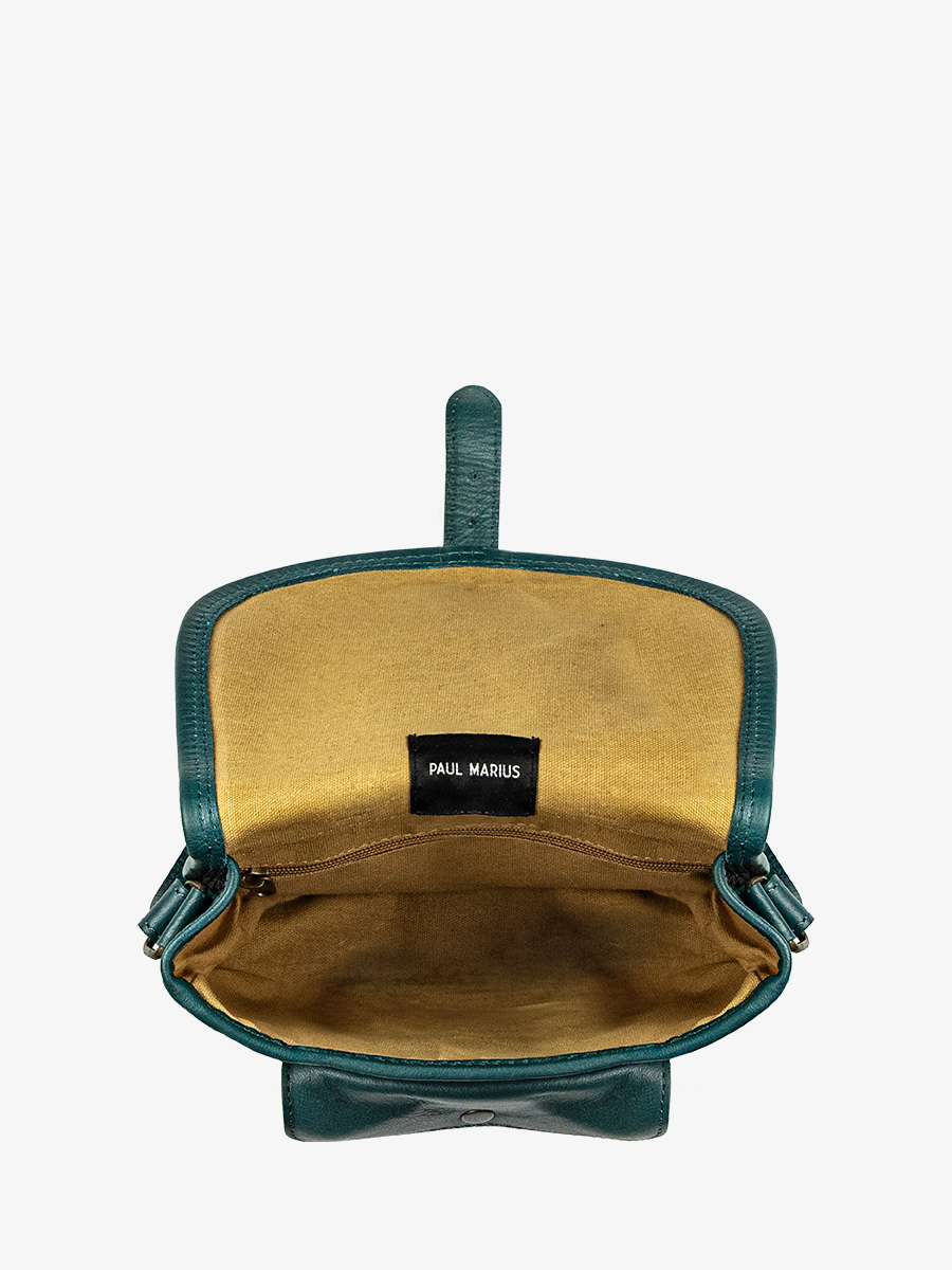 Foto-Innenansicht-Umhängetasche-Leder-Damen-grün-blau-Paul-Marius-Le-Bohemien