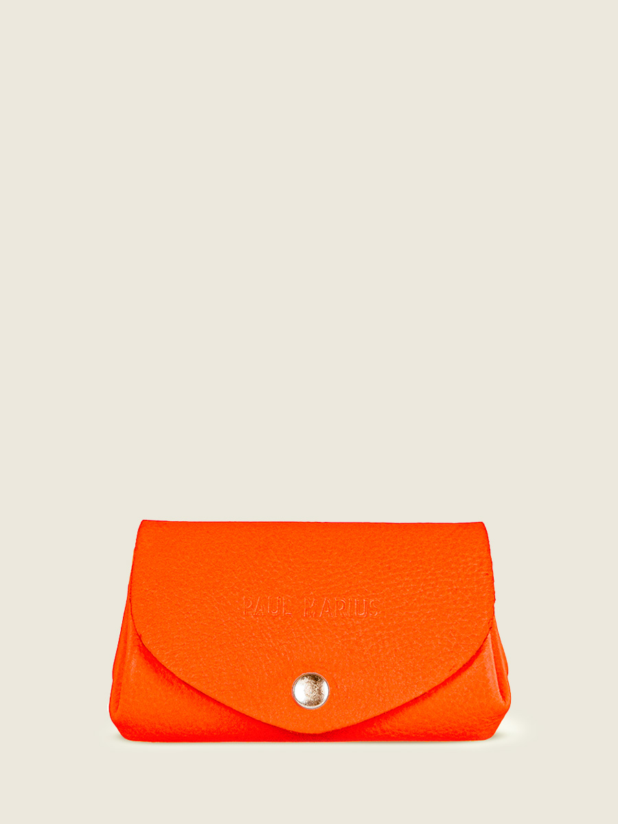Fotoansicht-Vorderseite-Brieftasche-Leder-orange-legustave-neon-paul-marius-clp-ne-o