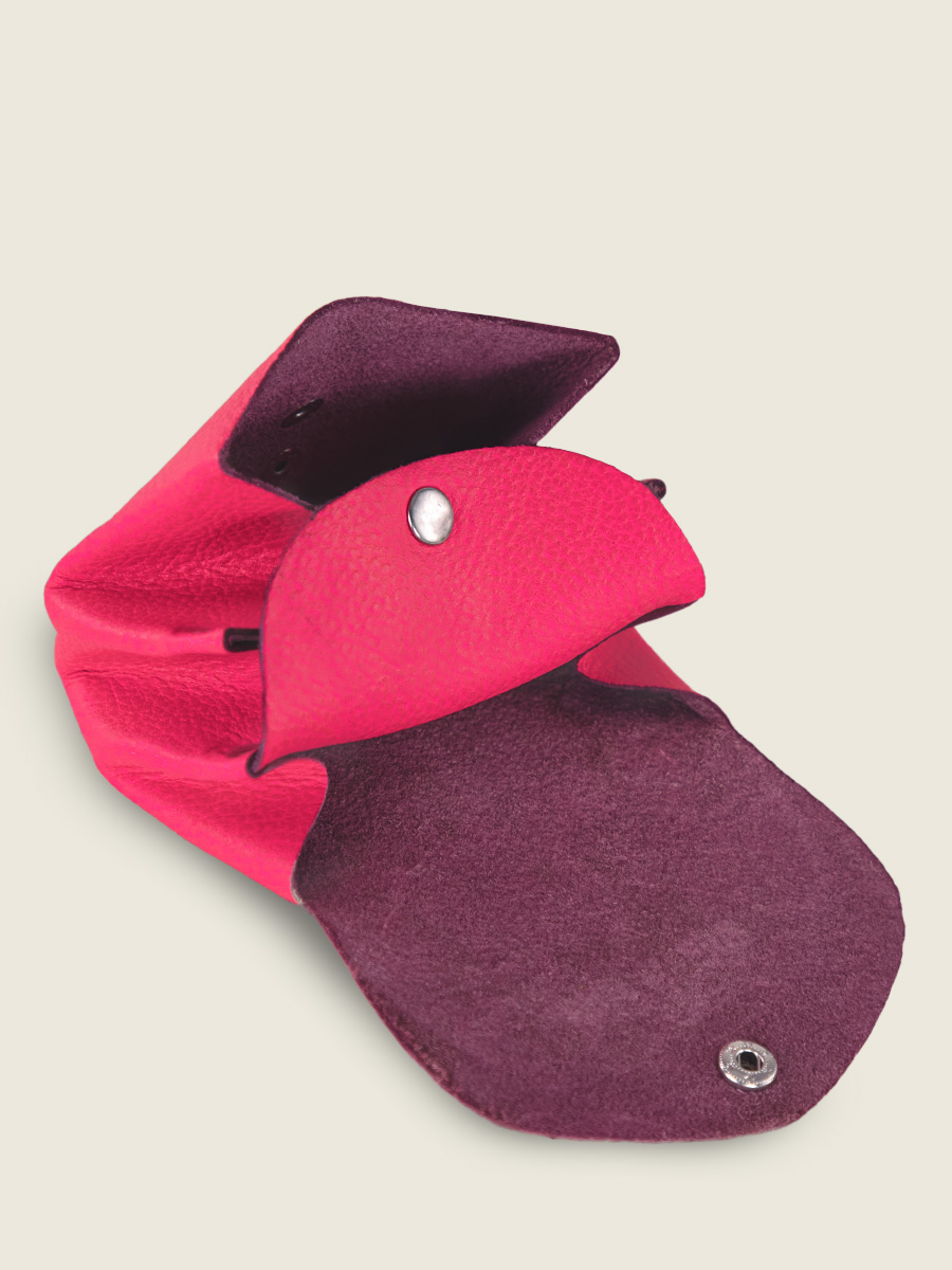 Fotoansicht Innenansicht Geldbörse aus Leder rosa LeGustave Neon Paul Marius CLP NE PI