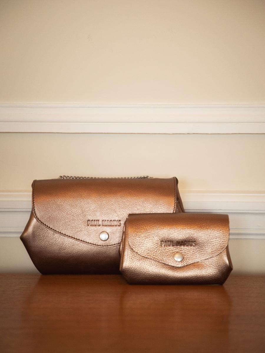 Tasche LeGustave M Kupfer Innenansicht CLPM C