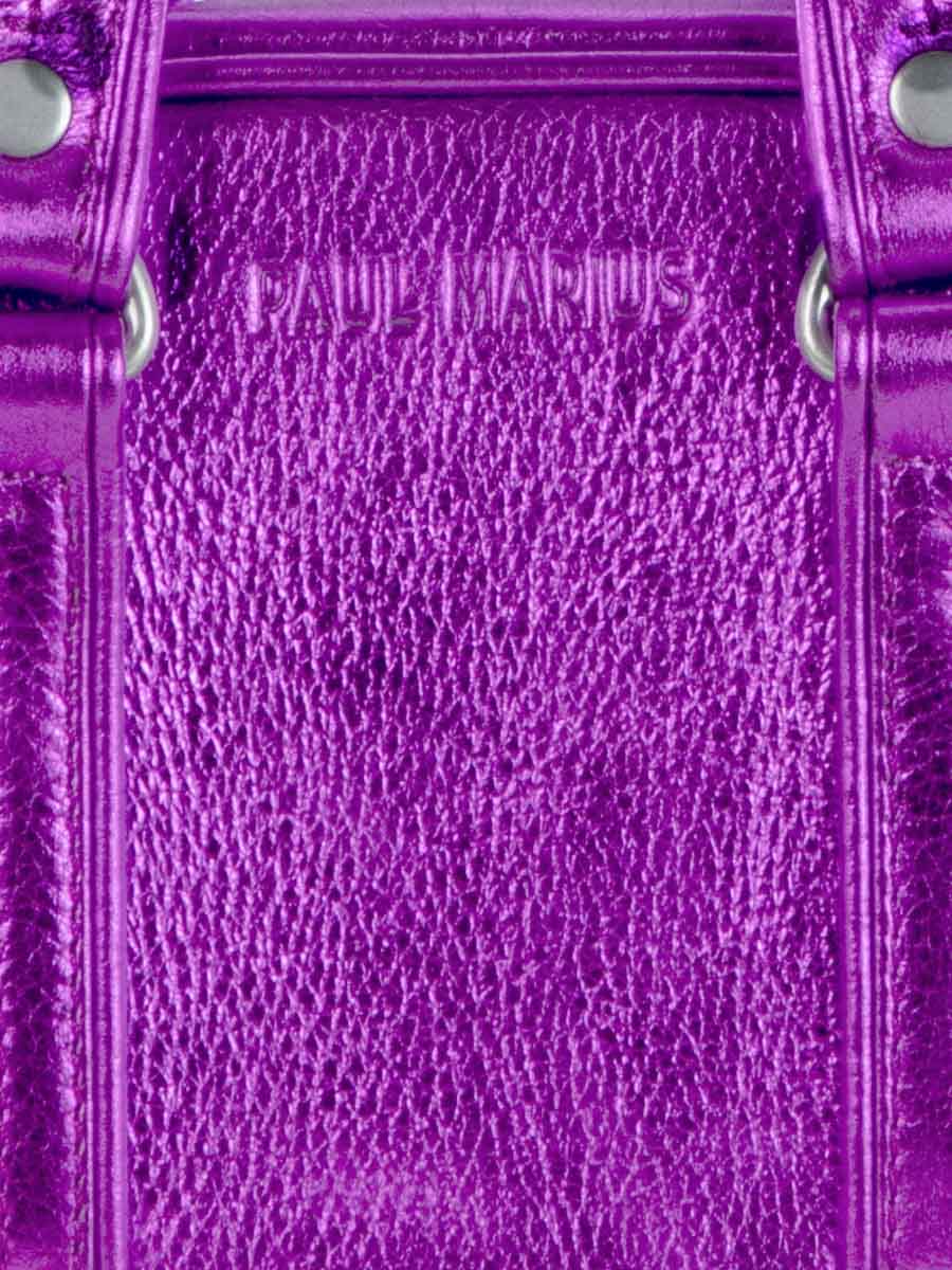 Fotoansicht-Zoom-Material-Handtasche-Leder-violett-metallic-LeMini-Bowling-Bonbon-Paul-Marius-W45XS-M-P