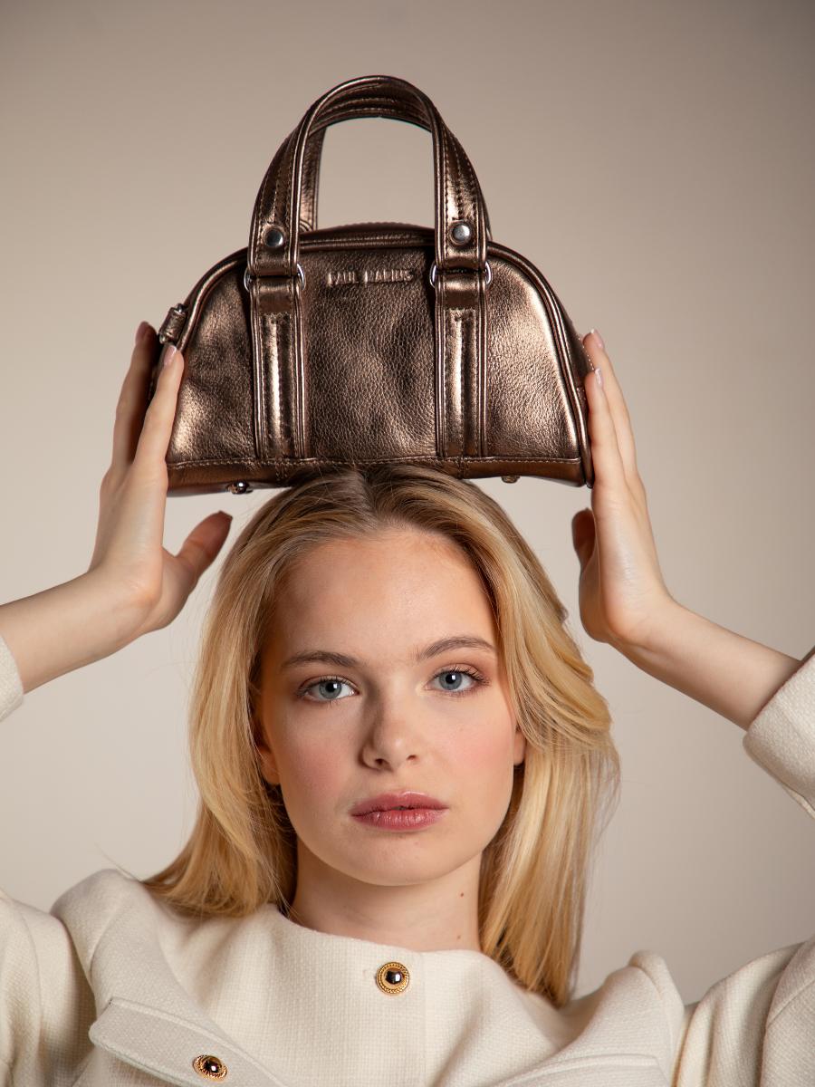 Fotoansicht-Zoom-Material-Handtasche-Leder-Kupfer-LeMini-Bowling-Kupfer-Paul-Marius-W45XS-C