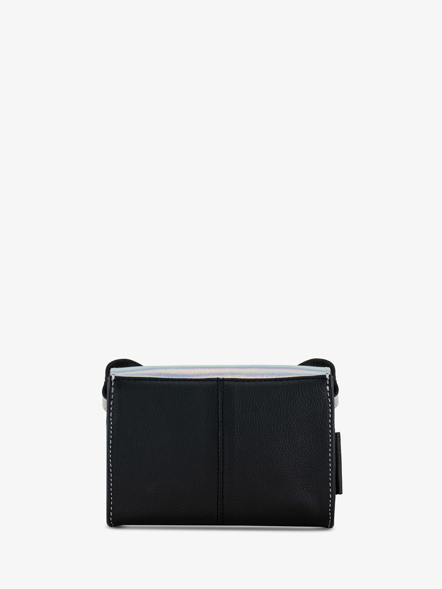 Umhängetasche LeMini Indispensable Givre holographisch schwarz Innenansicht W08S GIV