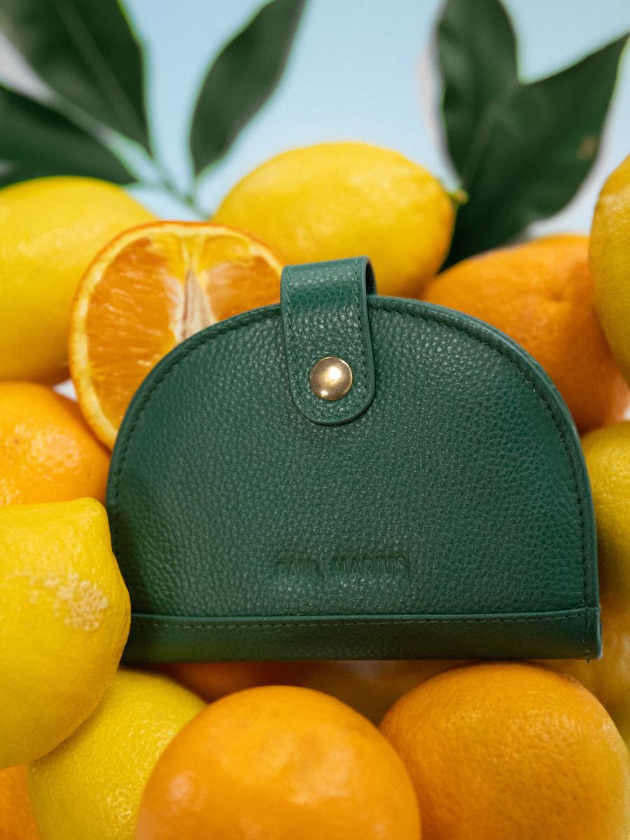 Foto-Seitenansicht-Brieftasche-Leder-grün-Damen-LePortefeuille-Manon-N2-Azur-grün-imperial-Paul-Marius-M33-AZ-GR
