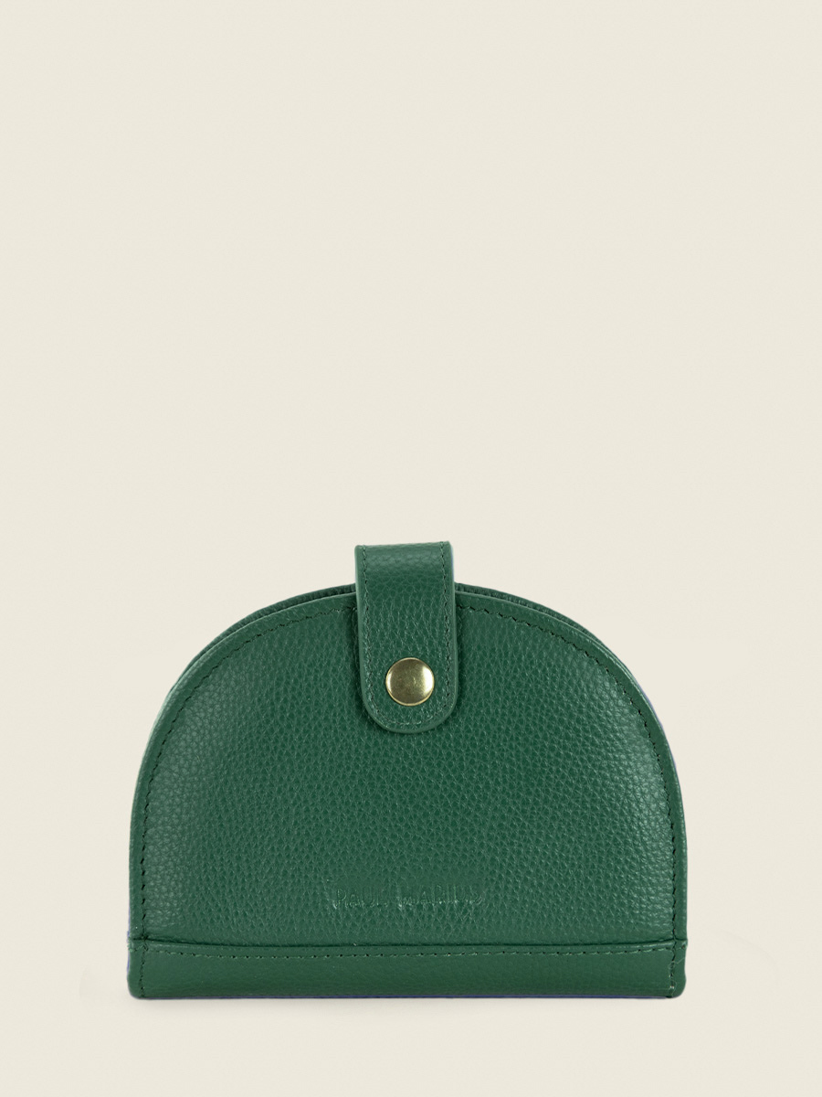 Foto-Vorderansicht-Brieftasche-Leder-grün-Damen-LePortefeuille-Manon-N2-Azur-Grün-Imperial-Paul-Marius-M33-AZ-GR