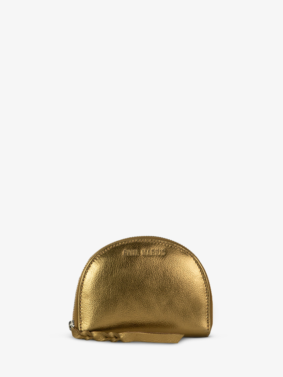 Foto-Vorderansicht-Brieftasche-Leder-Damen-goldfarben-LePortefeuille-Manon-Bronze-Paul-Marius-M32-OG