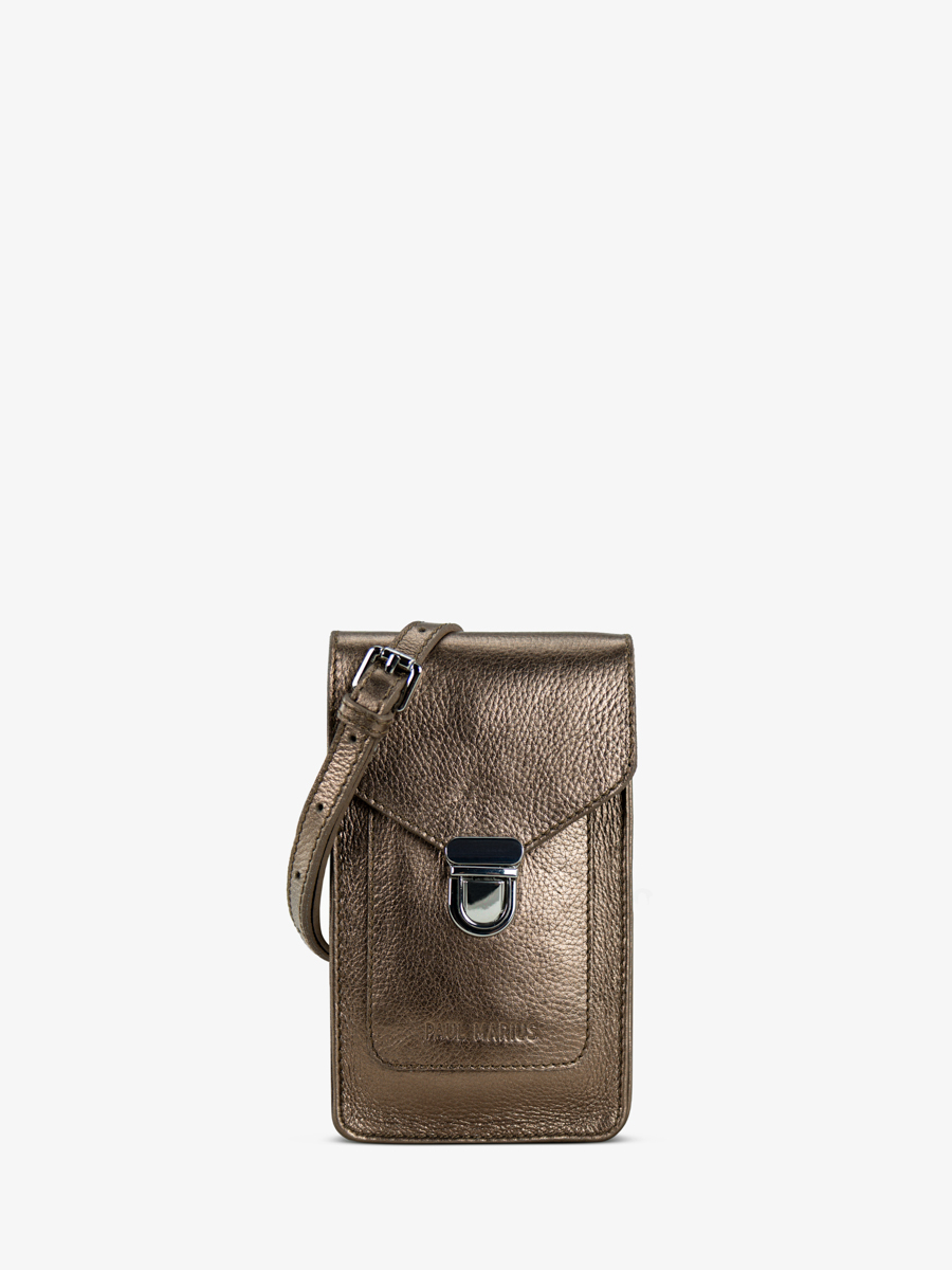 tasche-telefon-leder-leporte-telefon-kupfer-ansicht-vorderseite-m88-c