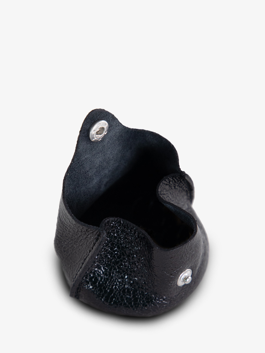 Foto-Innenansicht-Geldbörse-Leder-schwarz-glitzernd-Lescarcelle-Eclipse-Paul-Marius-M56-M-B