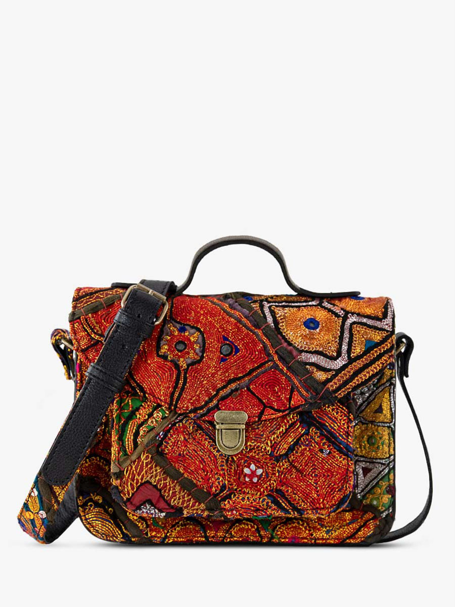 Fotoansicht-Vorderseite-Handtasche-Leder-schwarz-Mademoiselle-George-Jaipur-schwarz-Paul-Marius-W05-JAI-B
