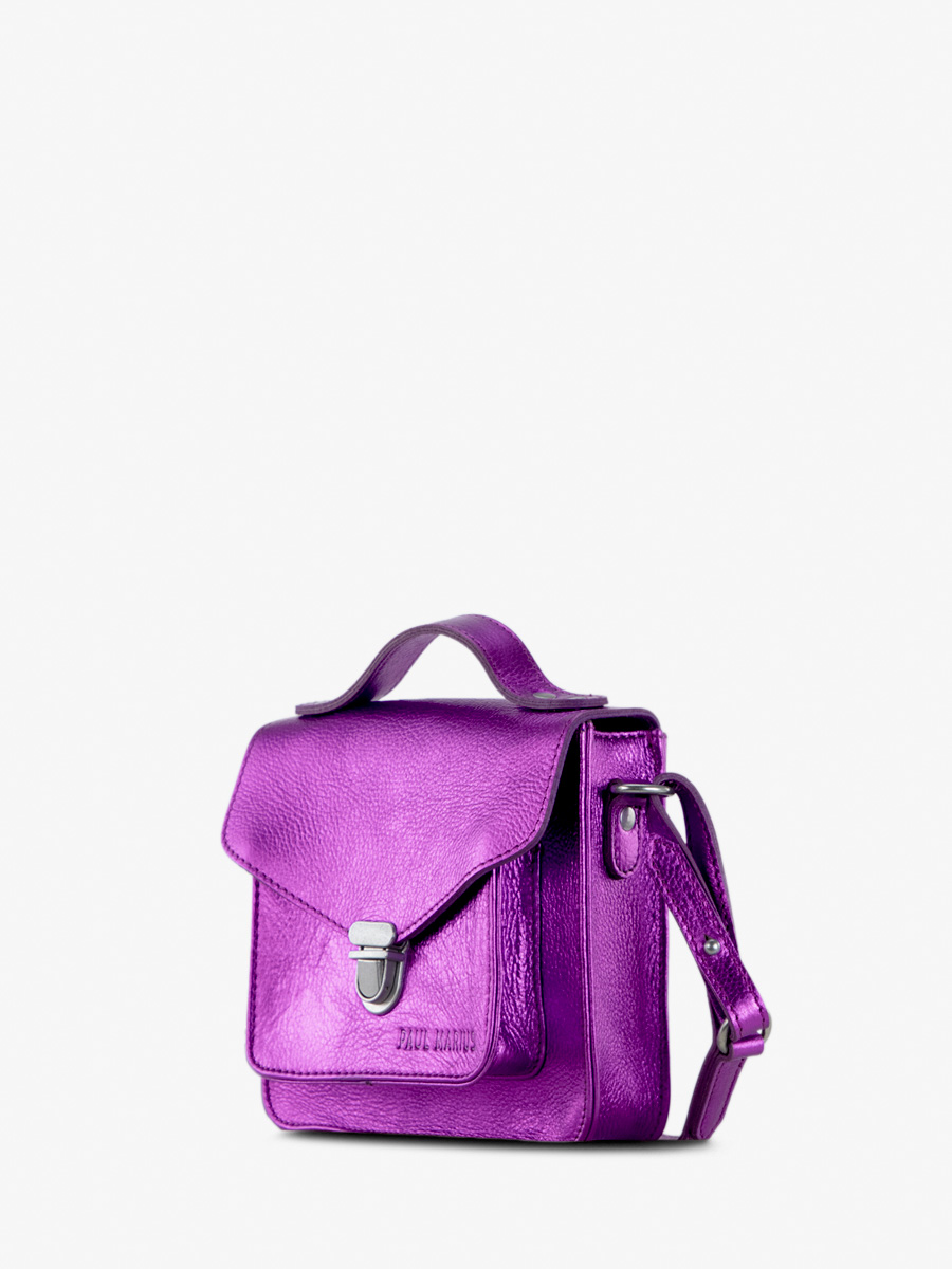 Fotoansicht-Rückseite-Handtasche-Leder-violett-metallic-Mademoiselle-George-XS-Bonbon-Paul-Marius-W05XS-M-P