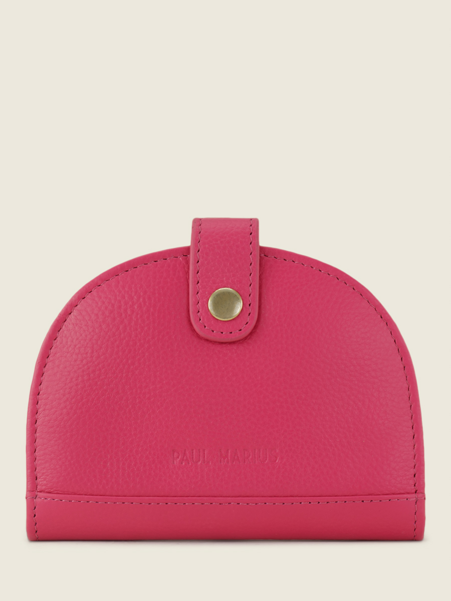 Fotoansicht-Vorderseite-Brieftasche-aus-Leder-rosa-LePortefeuille-Manon-N2-Sorbet-Himbeere-Paul-Marius-M33-SB-PI