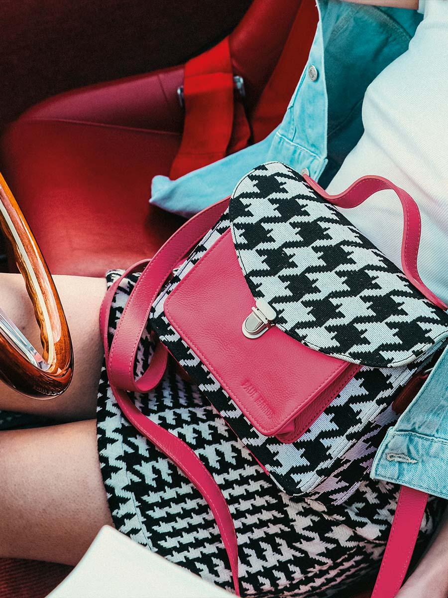 Foto-Tragetasche-Umhängetasche-Leder-rosa-Mademoiselle-George-Allure-rosa-Paul-Marius-W05-HS2-PI