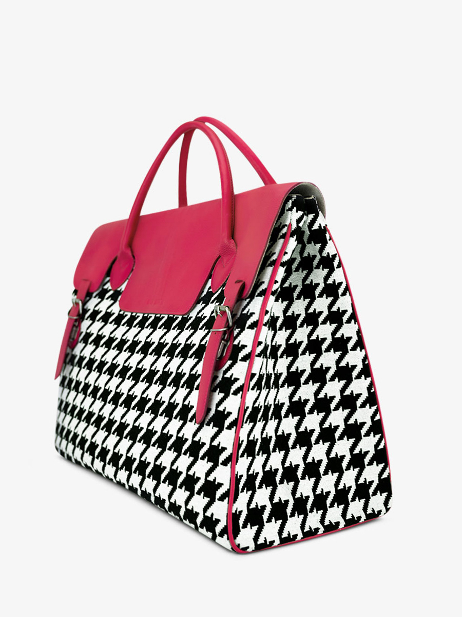 Fotoansicht-Seite-Reisetasche-Leder-rosa-Rouen-Delhi-Allure-Fuchsia-Paul-Marius-M105-HS2-PI