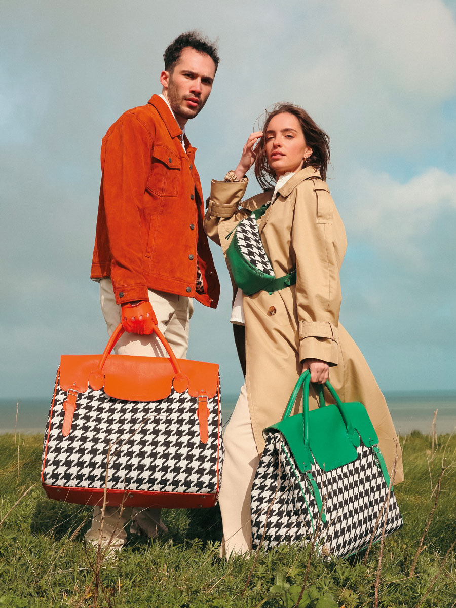 Foto-Tragetasche-Reisetasche-Leder-orange-Rouen-Delhi-Allure-orange-Paul-Marius-M105-HS2-O