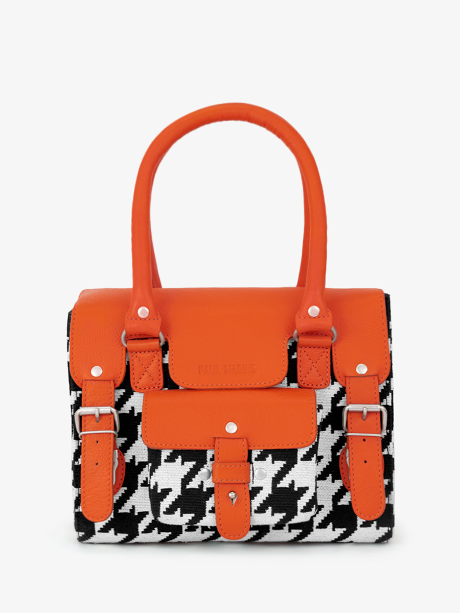 Foto-Ansicht-Seite-Handtasche-Leder-orange-LeRive Gauche S-Allure-orange-Paul Marius-W01S-HS2-O