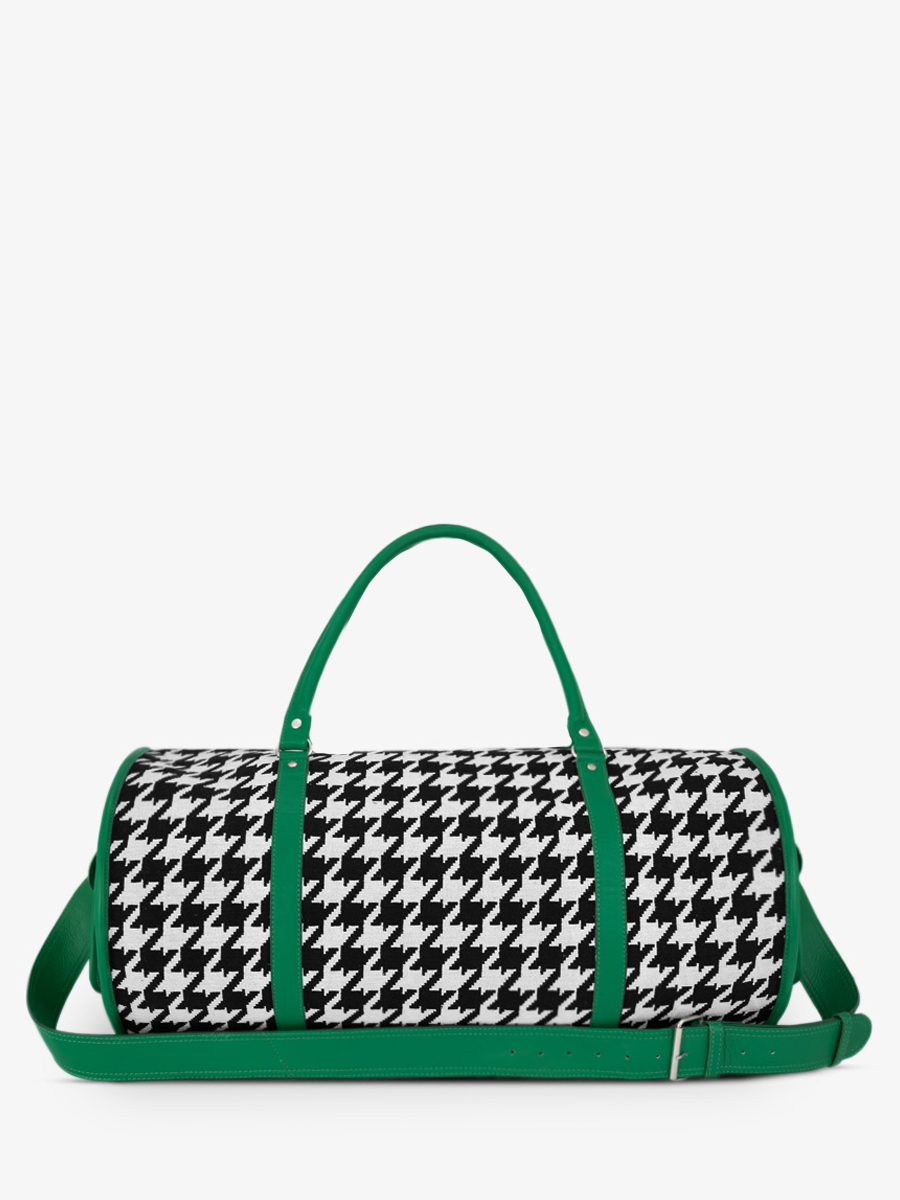 Foto-Rückansicht-Reisetasche-Leder-violett-LeVoyageur-XL-Allure-grün-Paul-Marius-M08S60-HS2-GR