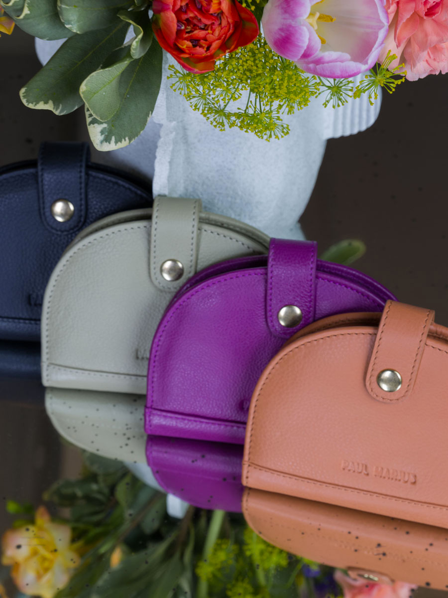 Foto-Material-Brieftasche-Leder-grün-Manon-N2-Art-Deco-Mandel-Paul-Marius-M33-AD-AL