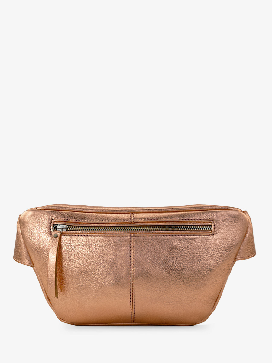 Foto-Seitenansicht-Gürteltasche-Leder-Gold-Rosa-Damen-LaBanane-Gold-Rosa-Paul-Marius-M503-G-PI