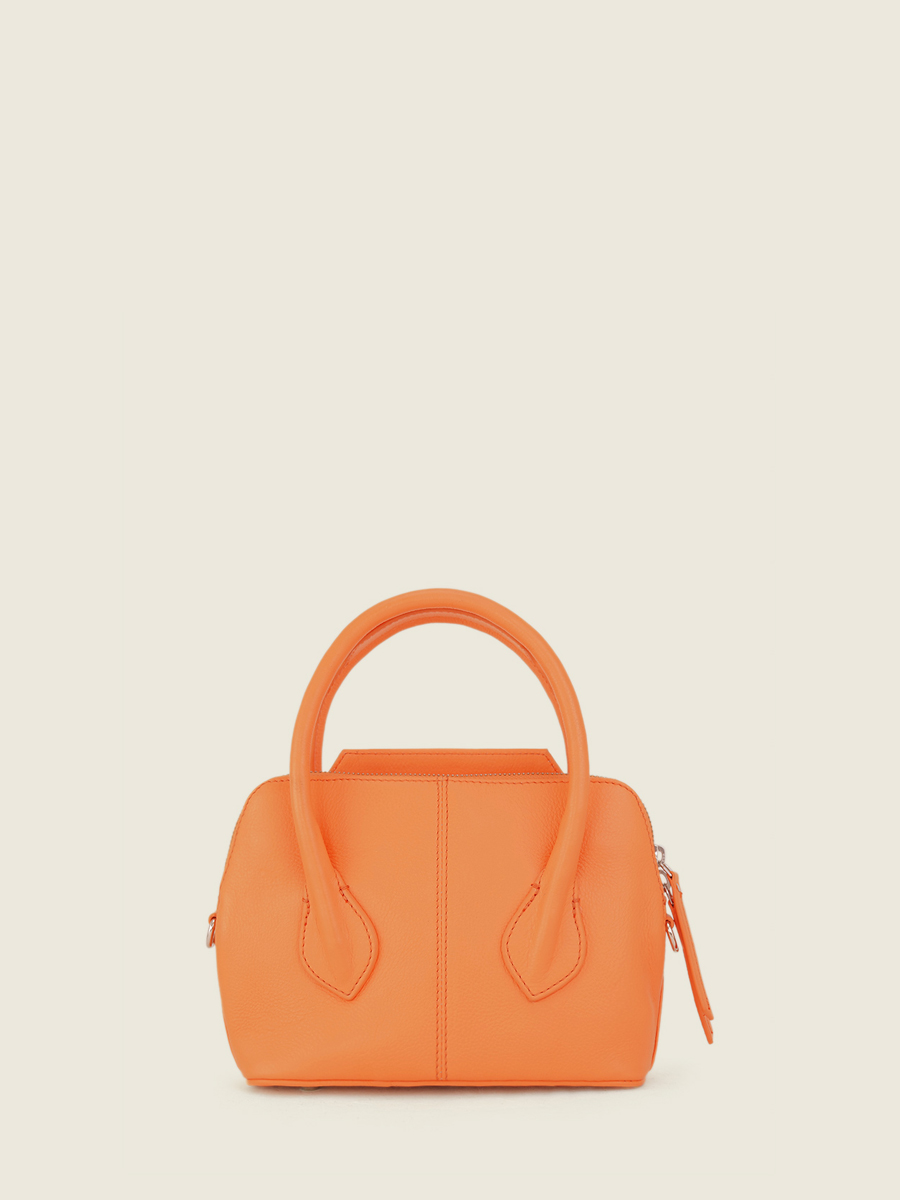 Foto-Innenansicht-Mini-Handtasche-Leder-orange-Gisèle XS-Pastel-Apricot-Paul Marius-W32XS-PT-O