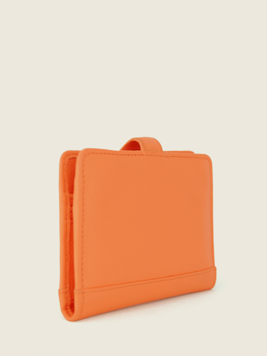 foto-seitenansicht-brieftasche-orange-leder-jeanne-pastel-aprikose-paul-marius-m34-pt-o