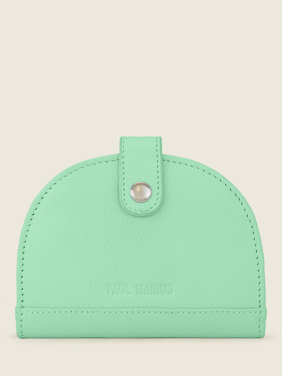 Foto-Vorderansicht-Brieftasche-Leder-grün-Manon-N2-Pastel-Mint-Paul-Marius-M33-PT-GR